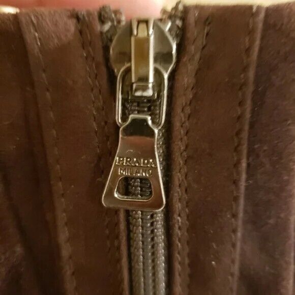 NEW Prada Nappa Gaufre Suede Boots NWOB~$1250 - Picture 5 of 10